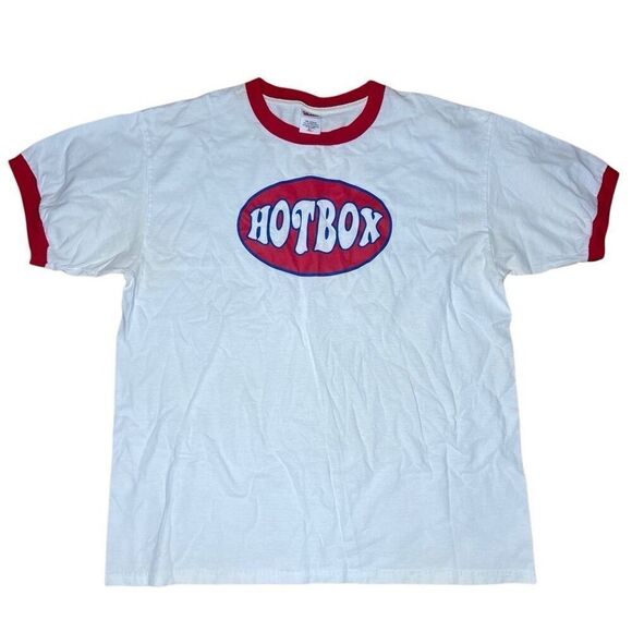 Y2K Hotbox 420 Ringer Shirt XL - Picture 1 of 5